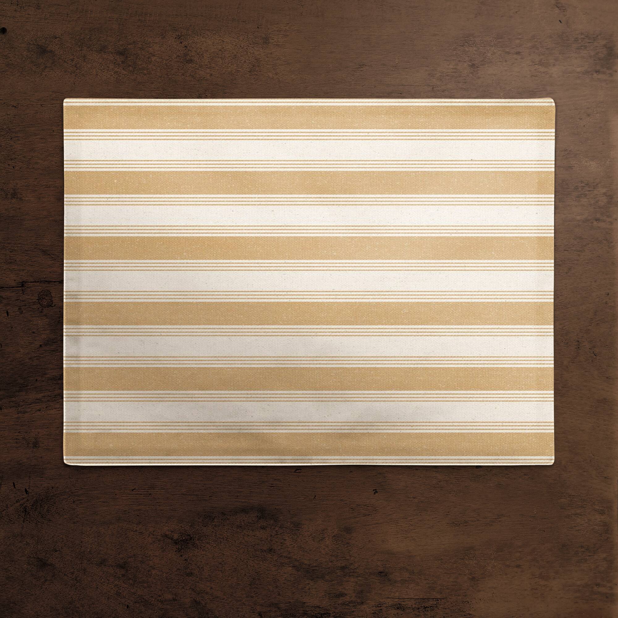 Stripe Cotton Twill Placemat